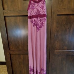 Athleta Rio maxi dress, plum, S